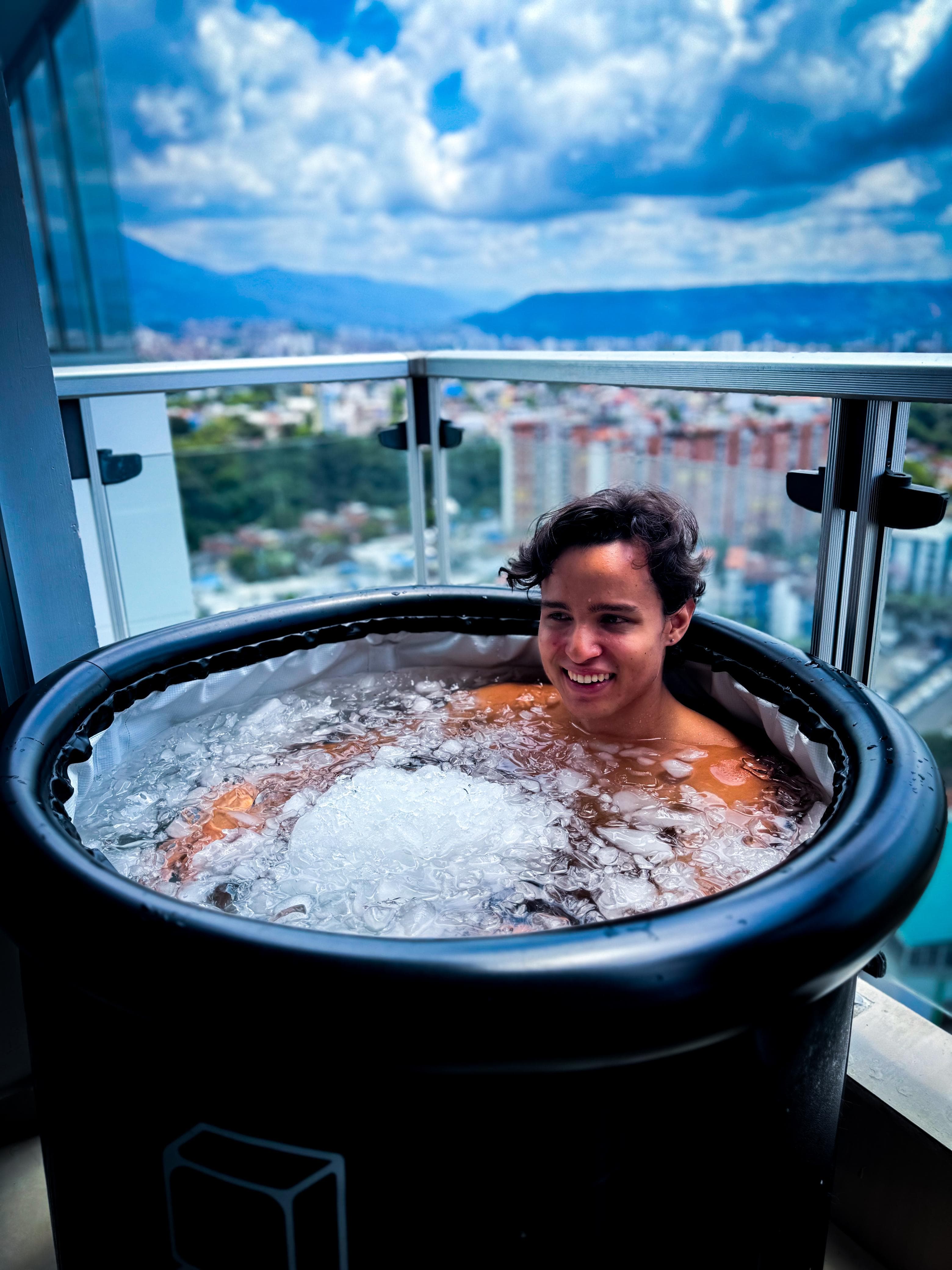 Ice Bath After Matrathon